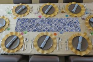 Chanukah Tiles Table Runner